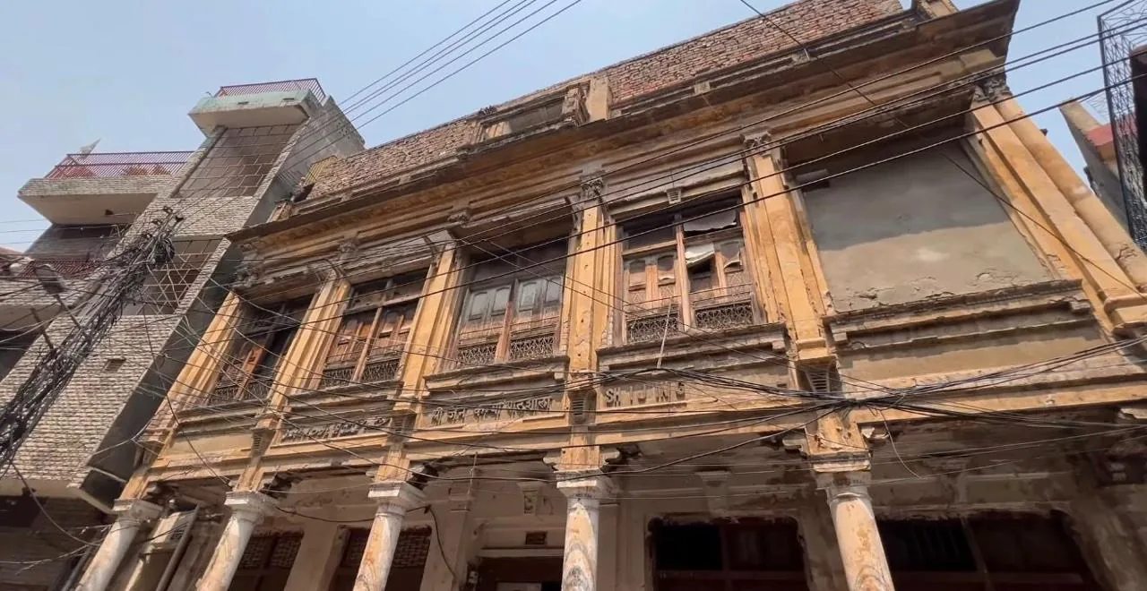 Old wooden facade